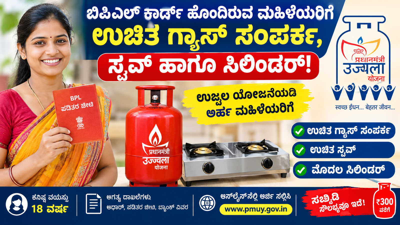 ಪ್ರಧಾನಮಂತ್ರಿ ಉಜ್ವಲ ಯೋಜನೆ 2026